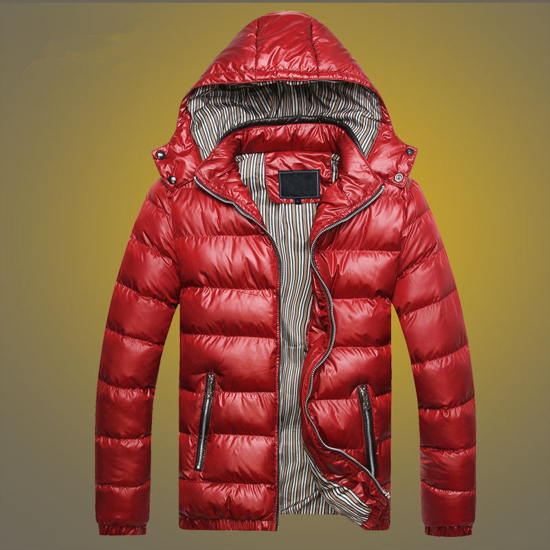 Herren Gefütterte Stepp-Expeditionsjacke mit Kunstfellkapuze und Frontmix-Taschen Shop Nory