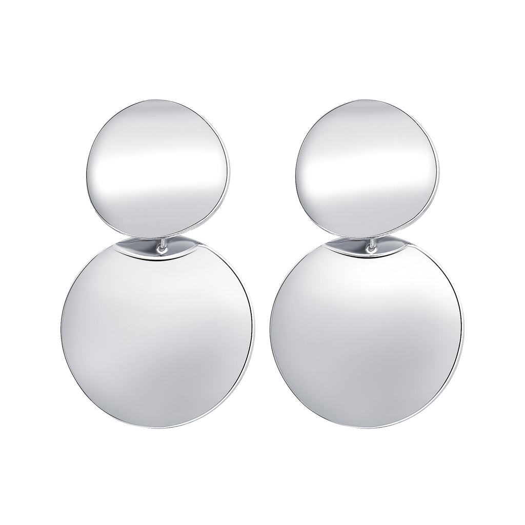 Damen Ohrstecker mit doppeltem, modernem Design Shop Nory