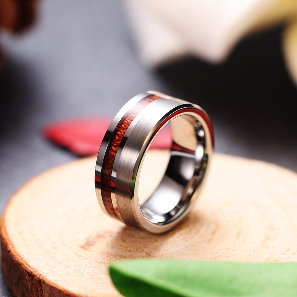 Herren Ring mit buntem Edelstein-Einsatz und modernem Design Shop Nory