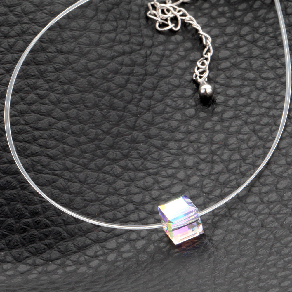 Damen zierliches Armband mit facettiertem Kristalleinsatz Shop Nory