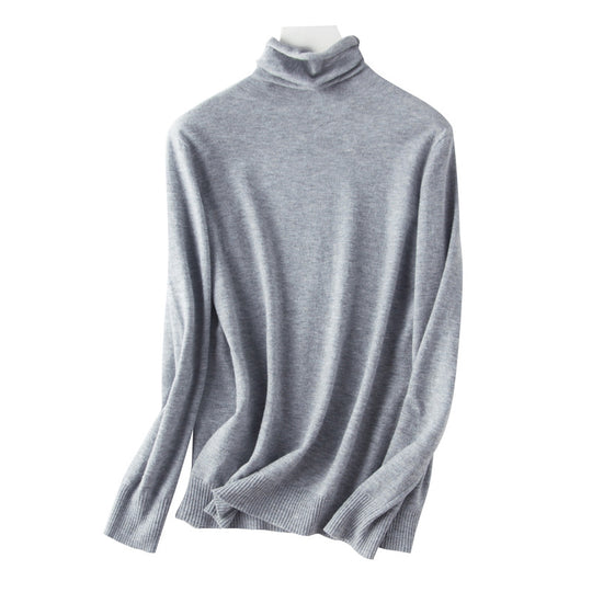 Damen leichter Feinstrick-Rollkragenpullover mit schmalem Schnitt Shop Nory