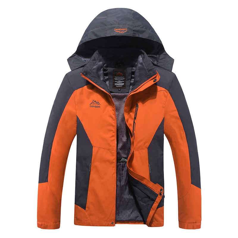 Herren Wasserdichte und atmungsaktive Outdoor-Softshelljacke mit Kapuze Shop Nory