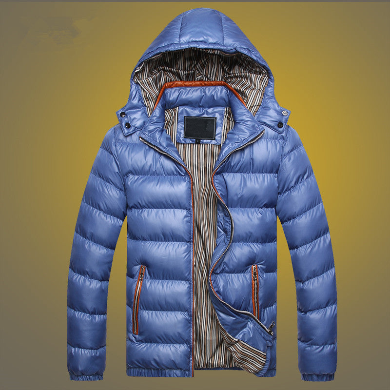 Herren Gefütterte Stepp-Expeditionsjacke mit Kunstfellkapuze und Frontmix-Taschen Shop Nory