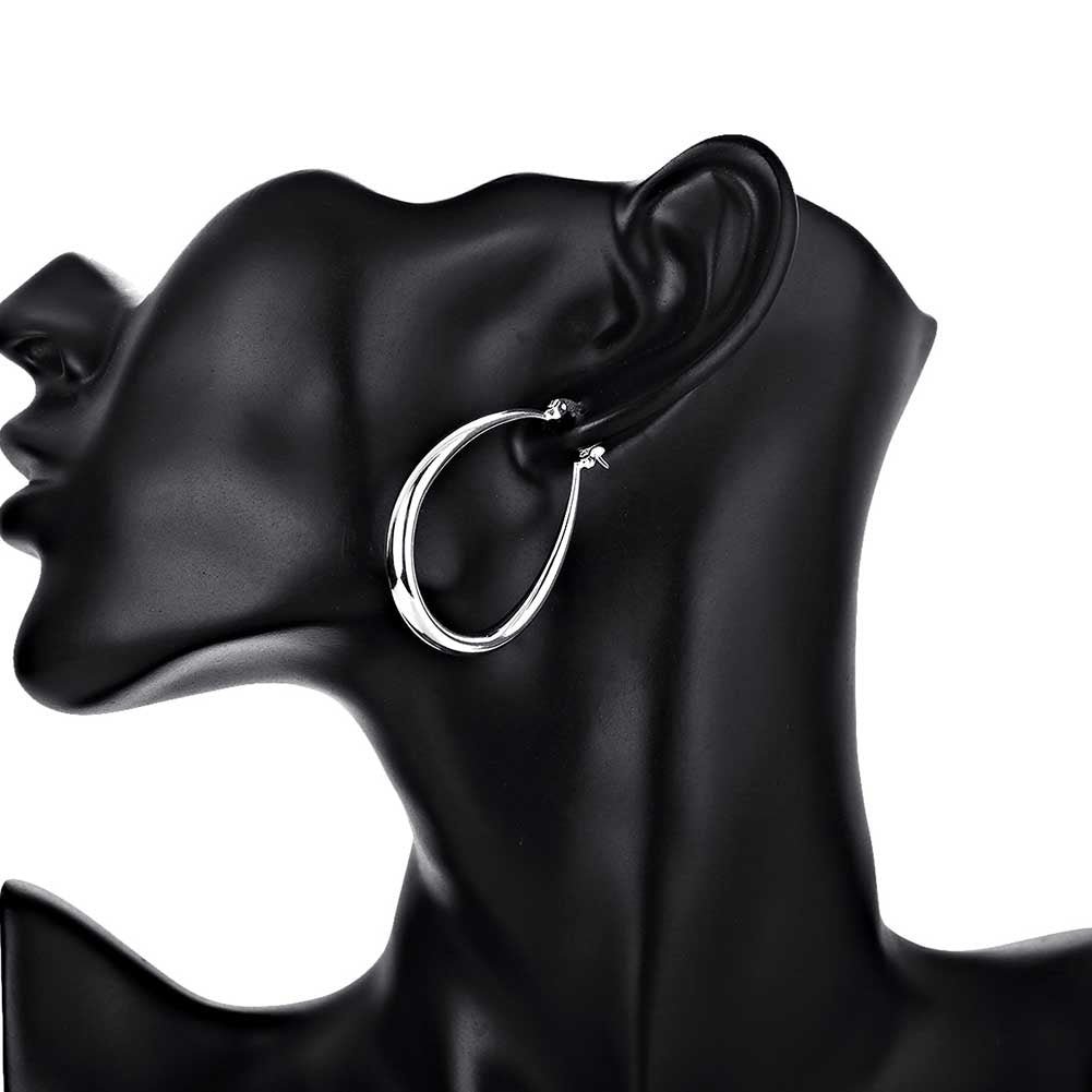 Ewig schick | Glatter Kreis große Ohrringe | Shop Nory