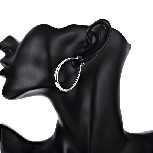 Ewig schick | Glatter Kreis große Ohrringe | Shop Nory