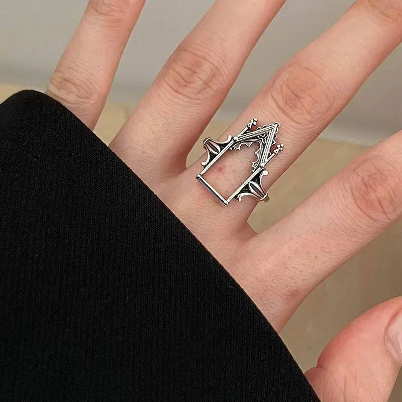 Gothic Arch Window Sterling Silver Ring | Shop Nory