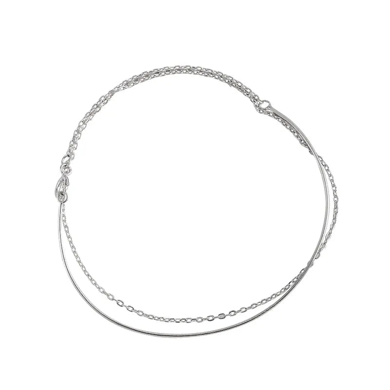 925 Silber Ketten Kreuzarmband | Shop Nory
