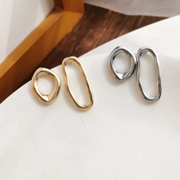 925 Sterling Silver Asymmetrische Ohrringe | Shop Nory