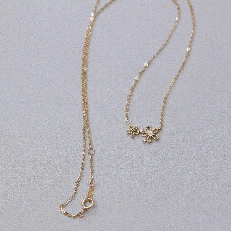 Bohemian Blumen Anhänger Schlüsselbein Kette Halskette | Shop Nory