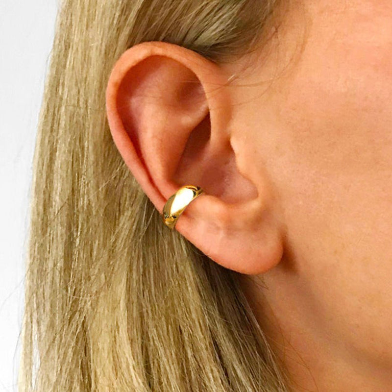 Klassische 925 Sterling Silber Ohrenmanschette | Shop Nory