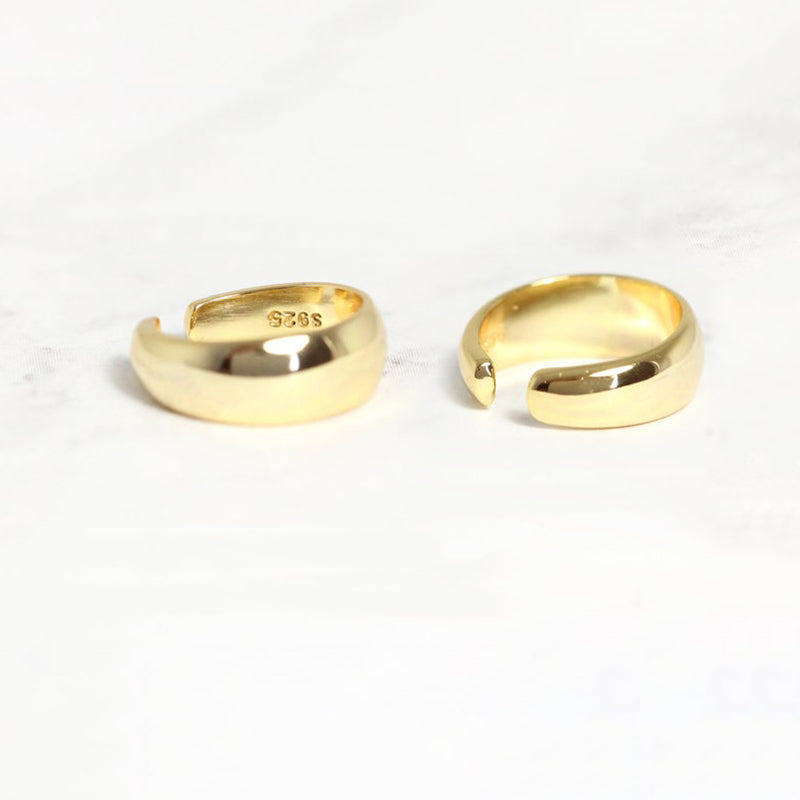 Klassische 925 Sterling Silber Ohrenmanschette | Shop Nory