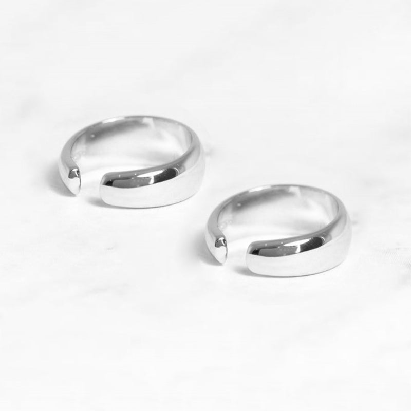 Klassische 925 Sterling Silber Ohrenmanschette | Shop Nory