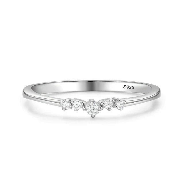925 Sterling Silber Mode Stapelbare CZ Ringe | Shop Nory