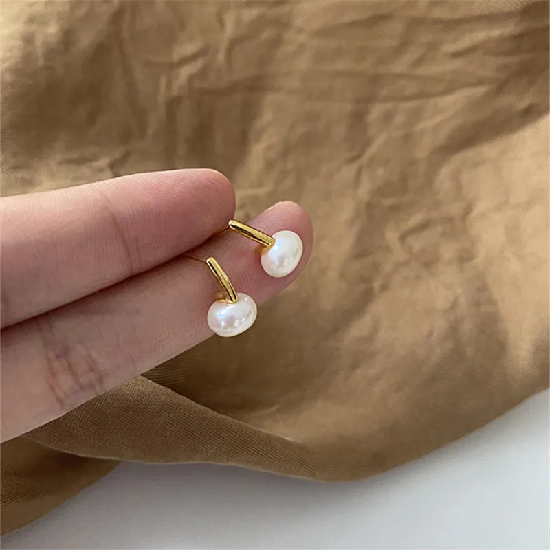 Exquisite natürliche Süßwasserperlen Ohrringe | Shop Nory