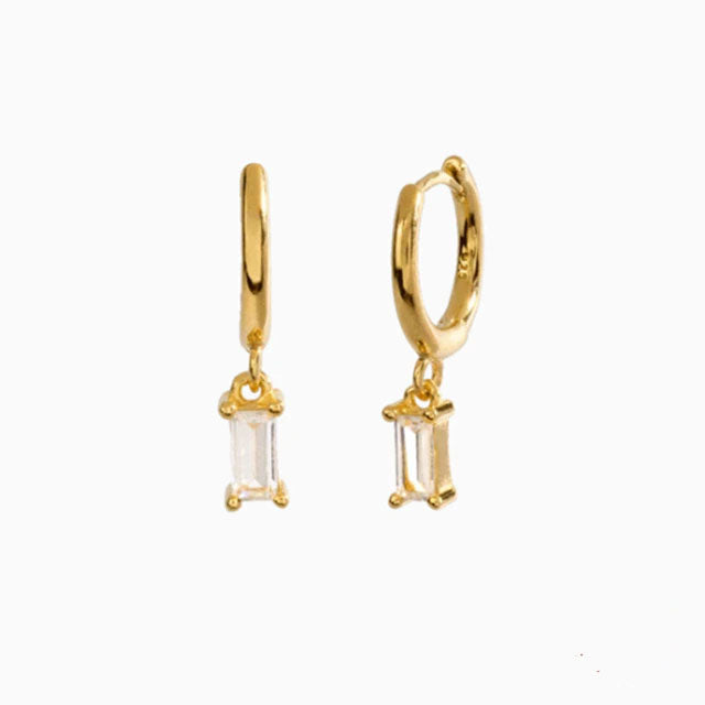925 Sterling Silver Zirkon Creolen | Shop Nory