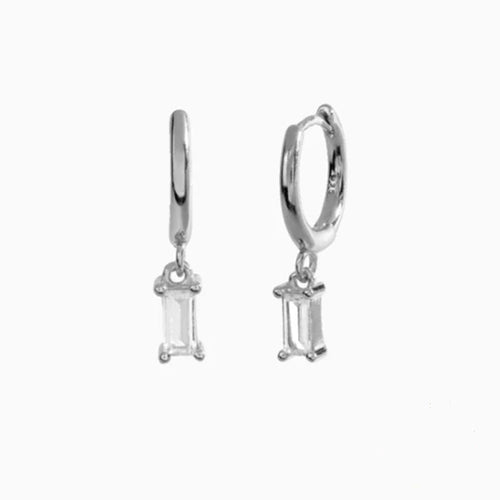 925 Sterling Silver Zirkon Creolen | Shop Nory