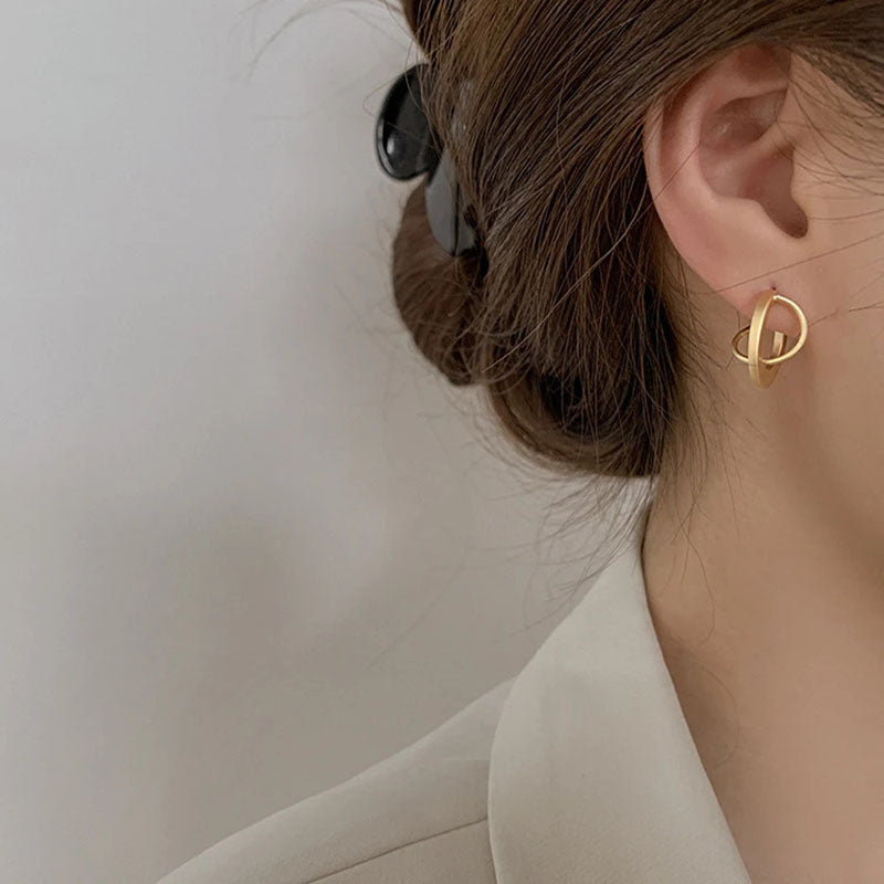 Spiral Abstract Hoop Ohrringe | Shop Nory