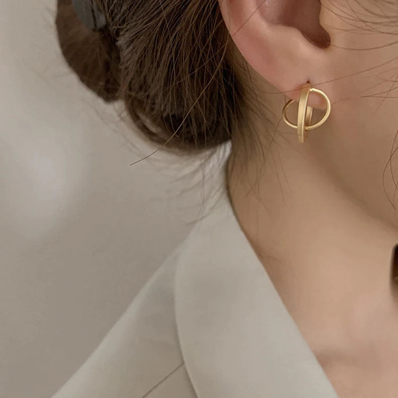 Spiral Abstract Hoop Ohrringe | Shop Nory