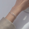 925 Sterling Silber Verbundene Kettenarmband | Shop Nory
