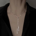 925 Sterling Silber Geometrisches Dreieck Halskette | Shop Nory