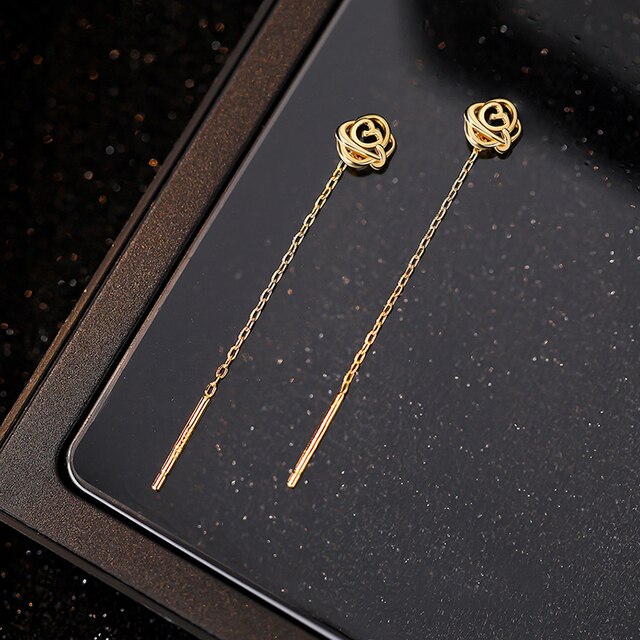 925 Sterling Silver Quaste Blüten Ohrringe | Shop Nory