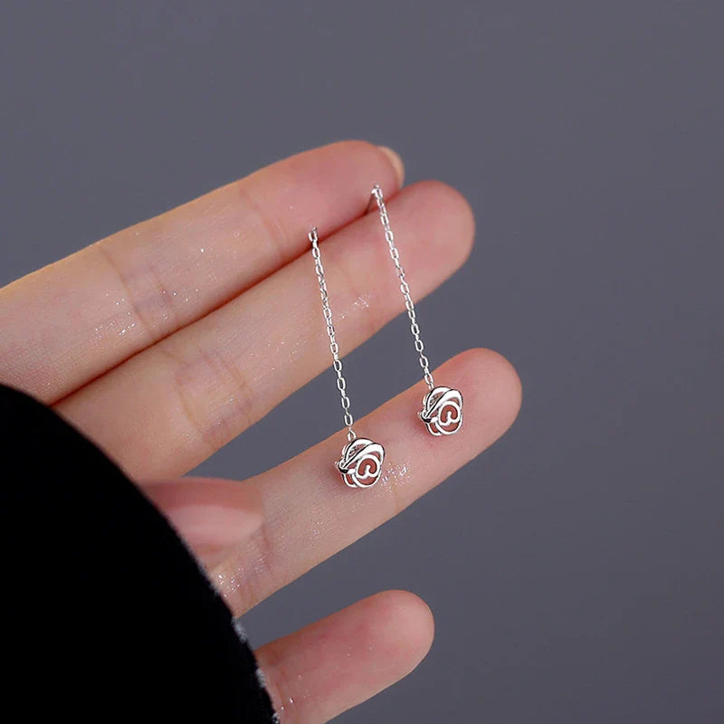 925 Sterling Silver Quaste Blüten Ohrringe | Shop Nory