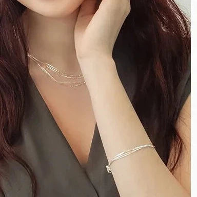 925 Sterlingsilber Multilayer Luxusarmband | Shop Nory