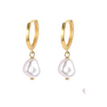 925 Sterling Silber Große Perlen Ohrringe | Shop Nory