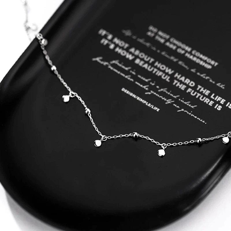 925 Sterling Silber Multi Bead Ketten Halskette | Shop Nory