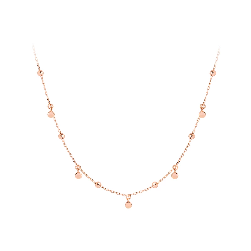 925 Sterling Silber Multi Bead Ketten Halskette | Shop Nory