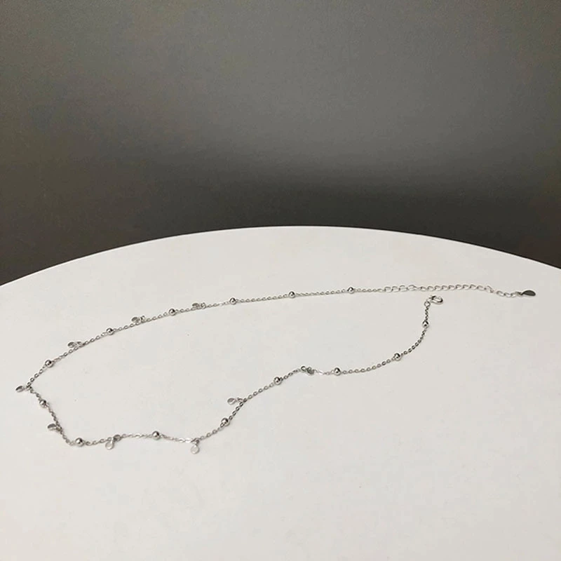 925 Sterling Silber Multi Bead Ketten Halskette | Shop Nory