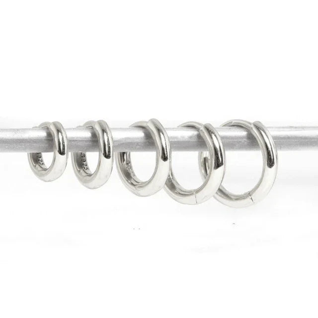 925 Sterling Silver Rose Gold Kleine Creolen | Shop Nory