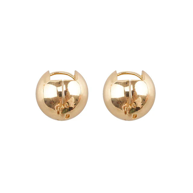 925 Sterling Silber 18K Gold Stecker Schnalle Ohrringe | Shop Nory