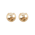 925 Sterling Silber 18K Gold Stecker Schnalle Ohrringe | Shop Nory