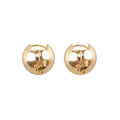 925 Sterling Silber Runde Ball 18K Gold Creolen Ohrstecker Schnalle | Shop Nory