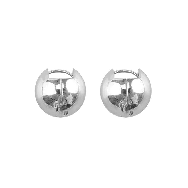 925 Sterling Silber Runde Ball 18K Gold Creolen Ohrstecker Schnalle | Shop Nory