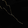 925 Sterling Silver Runde Perlen Quasten Halskette | Shop Nory