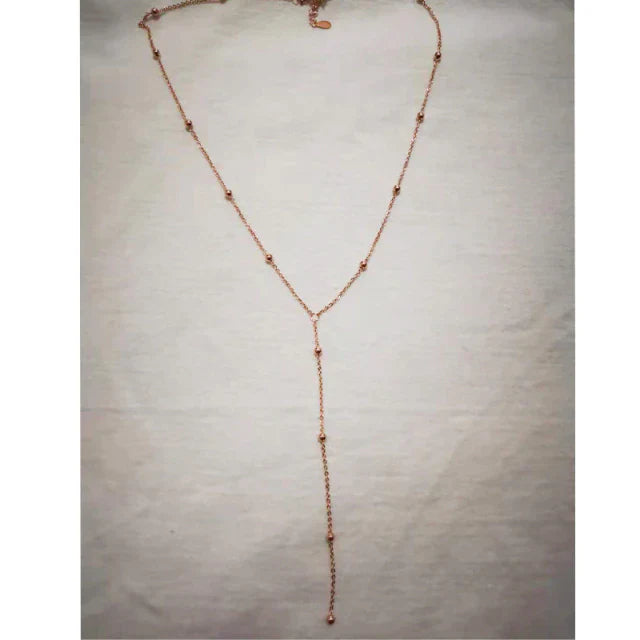 925 Sterling Silber Rundperle Quasten Halskette | Shop Nory