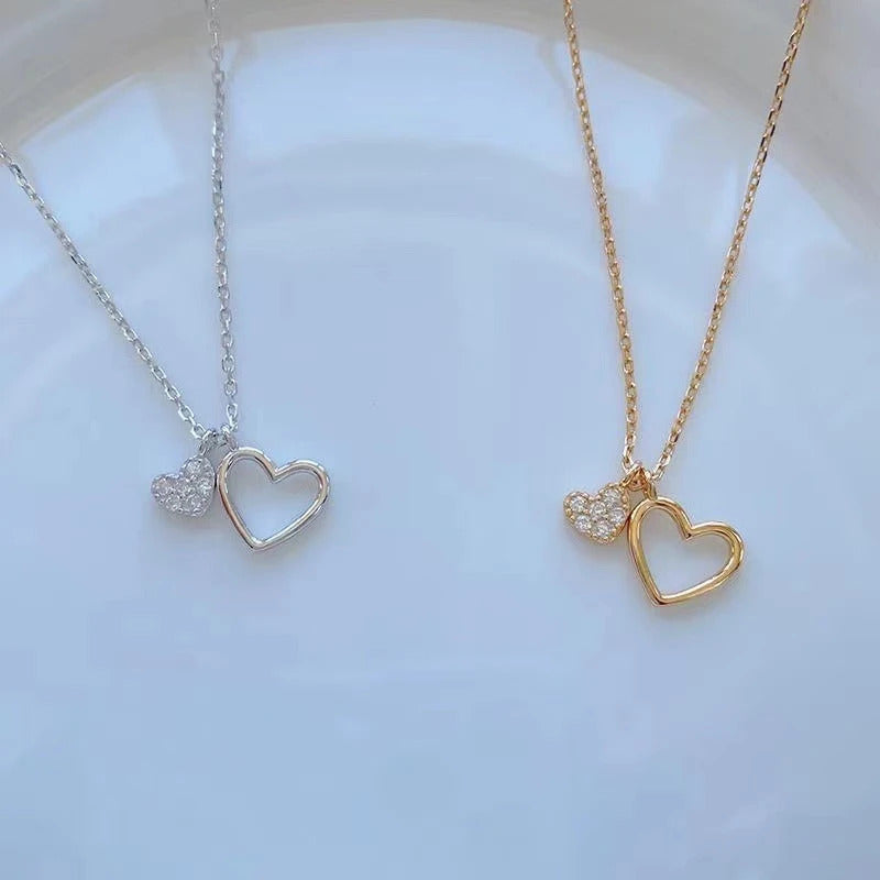 Zirkon Herz Anhänger Halskette | Shop Nory