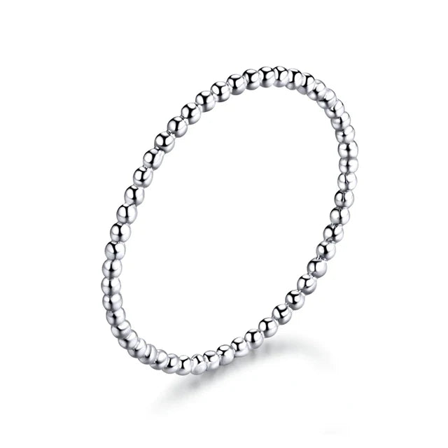 925 Sterling Silber Einfach Geflochtener Eleganter Ring | Shop Nory