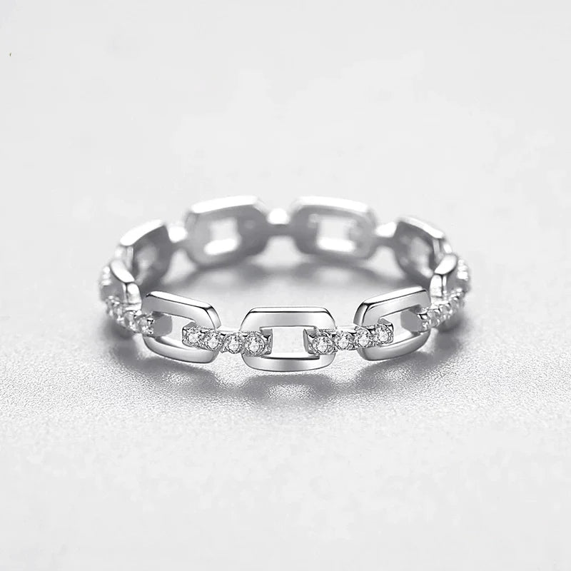 925 Sterling Silber Zirkon Kettenringe | Shop Nory