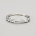 925 Sterling Silber Einfach Geflochtene Ring | Shop Nory