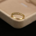 925 Sterling Silber Einfach Pav�� Kristallring | Shop Nory