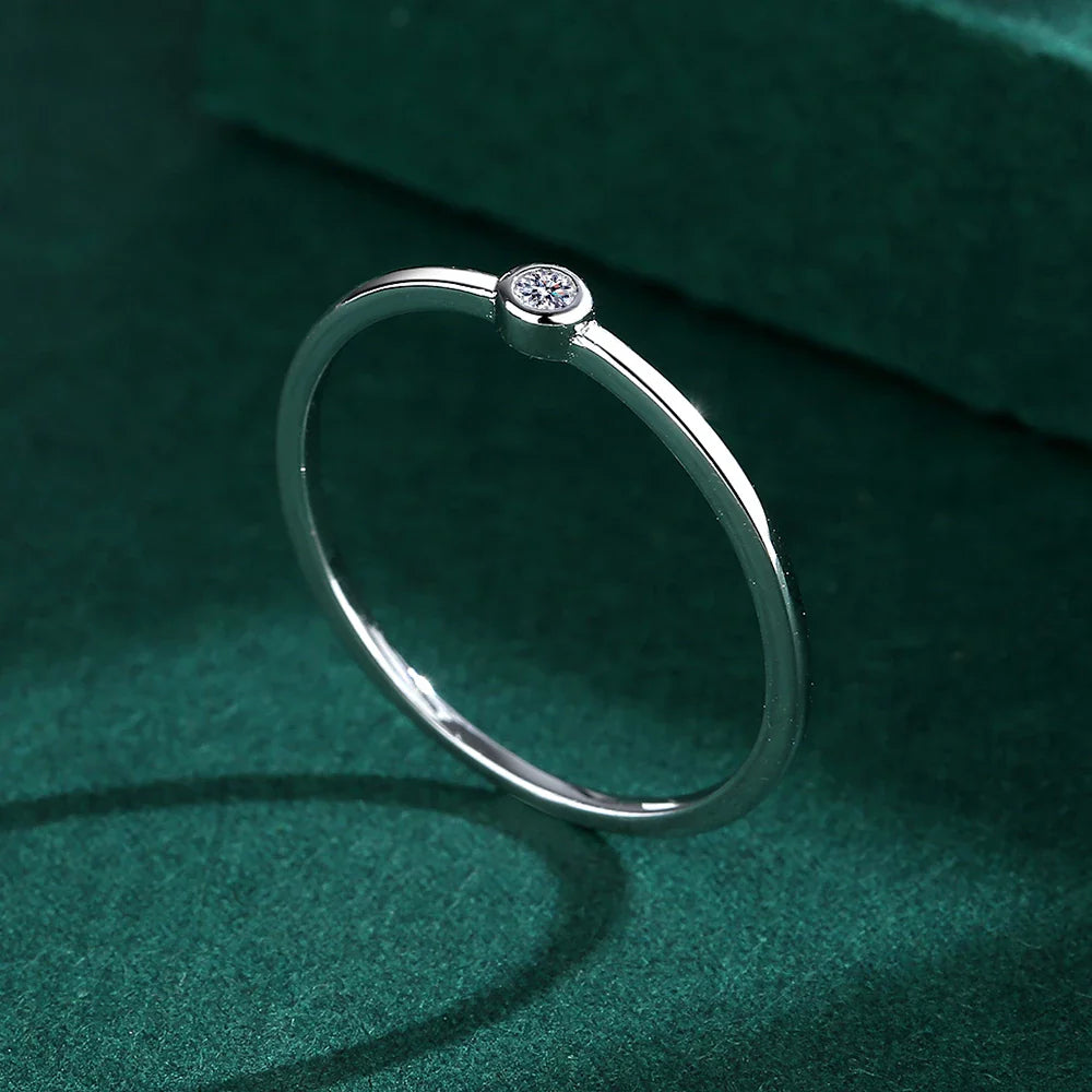 925 Sterling Silver Einfache Besondere Tagesring | Shop Nory
