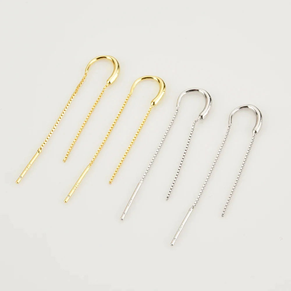 925 Sterling Silber 65mm Quastenohrringe | Shop Nory