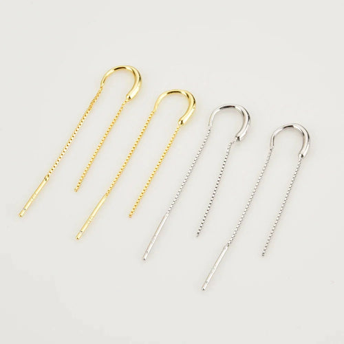 925 Sterling Silber 65mm Quastenohrringe | Shop Nory