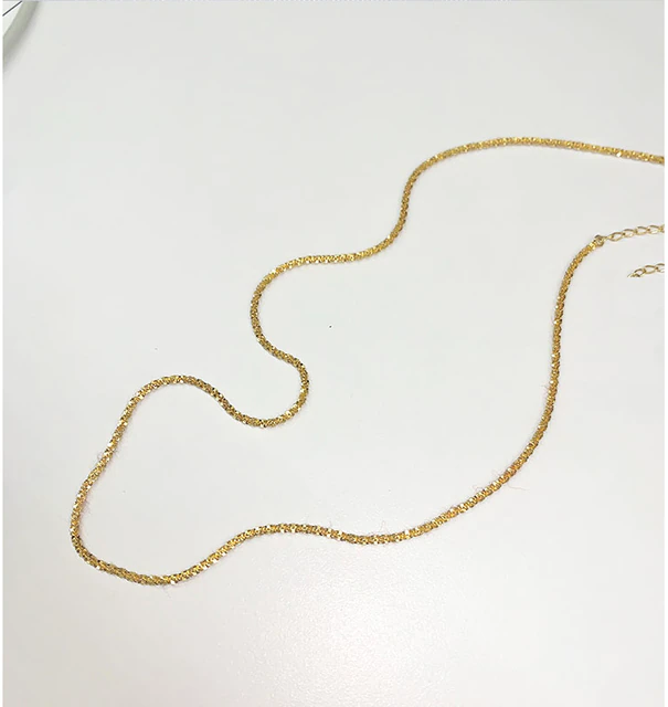 925 Sterlingsilber Funkelndes Choker-Halsband | Shop Nory