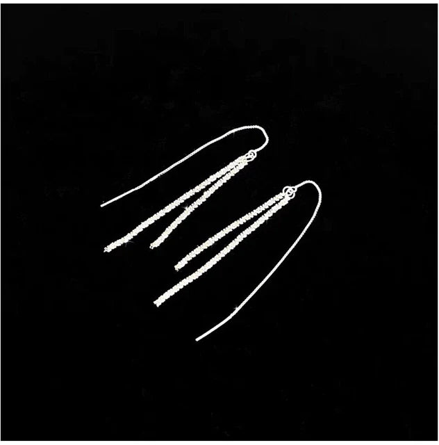 925 Sterling Silber Multi-Funktions Quasten Ohrringe | Shop Nory