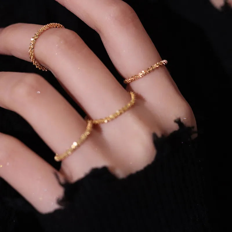 925 Sterling Silber Vielseitiger Dekorativer Ring | Shop Nory