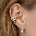 925 Sterling Silber Funkelnde Zirkon Ohrringe | Shop Nory